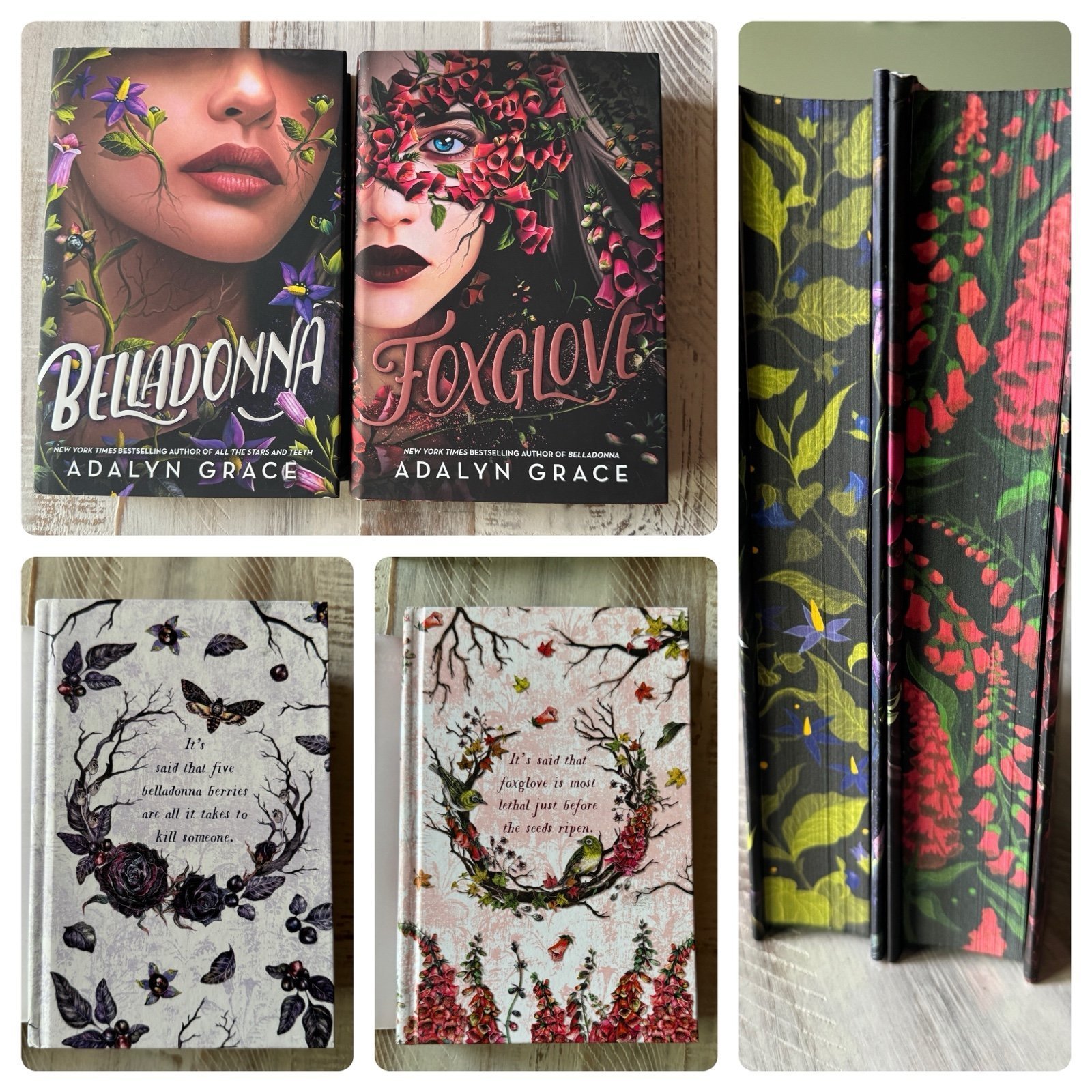 Belladonna & Foxglove by Adalyn Grace Signed 1st edition + digital edges