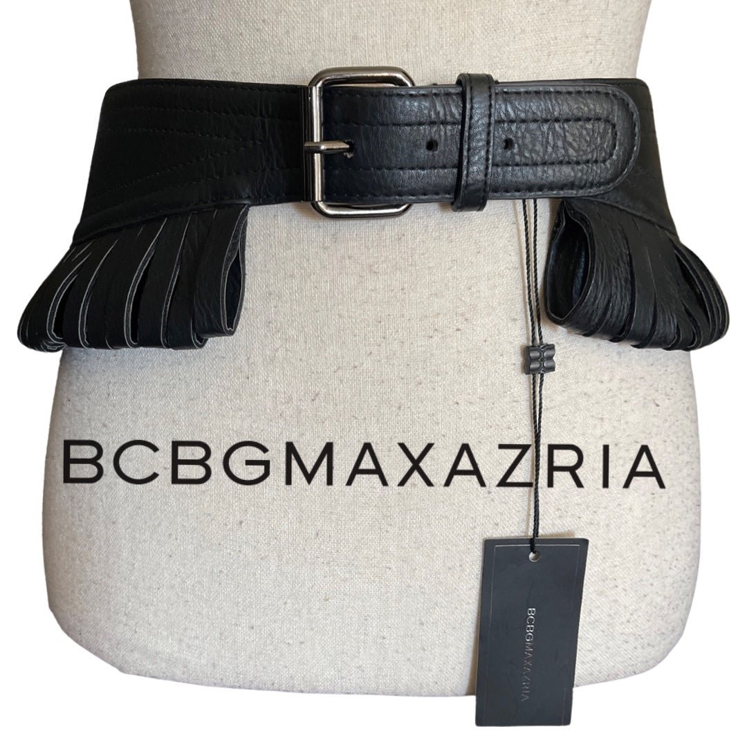 BCBGMAXAZRIA NWT Wide Waist Statement Belt with Folded