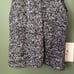 Women’s Sz XL knit grey statement collar button rare warm vest sweater