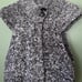 Women’s Sz XL knit grey statement collar button rare warm vest sweater