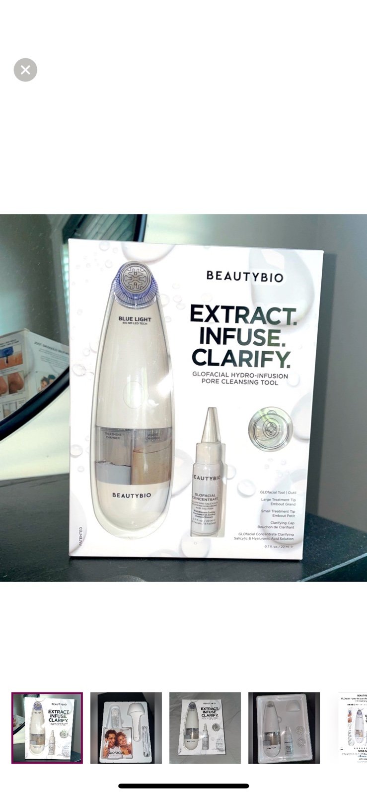 Beautybio GLOfacial hydro infusion pore cleanser