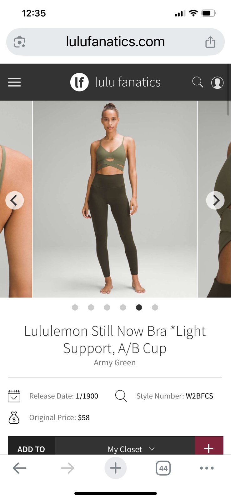 Lululemon Army Green wunder train leggings set