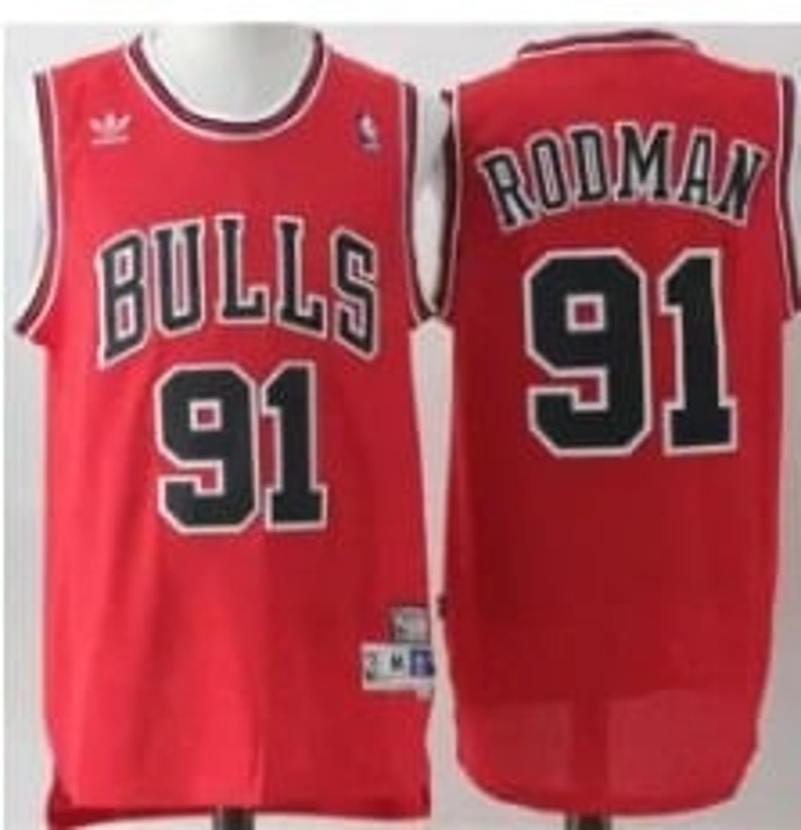 dennis rodman jersey new Small Medium Large XL XXL NBA Basketball Men New Adult
