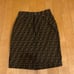 Fendi Logo Print Tight Skirt Size 34