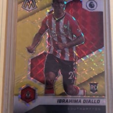 2022 Mosaic Soccer IBRAHIMA DIALLO GOLD RC # 5/10