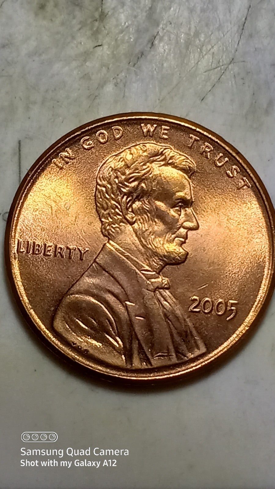 2005 no mint mark penny