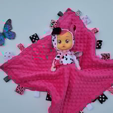 Cry baby, Tiny Cuddles babies Plush Blanket, playtime Plush blanket 6 choices