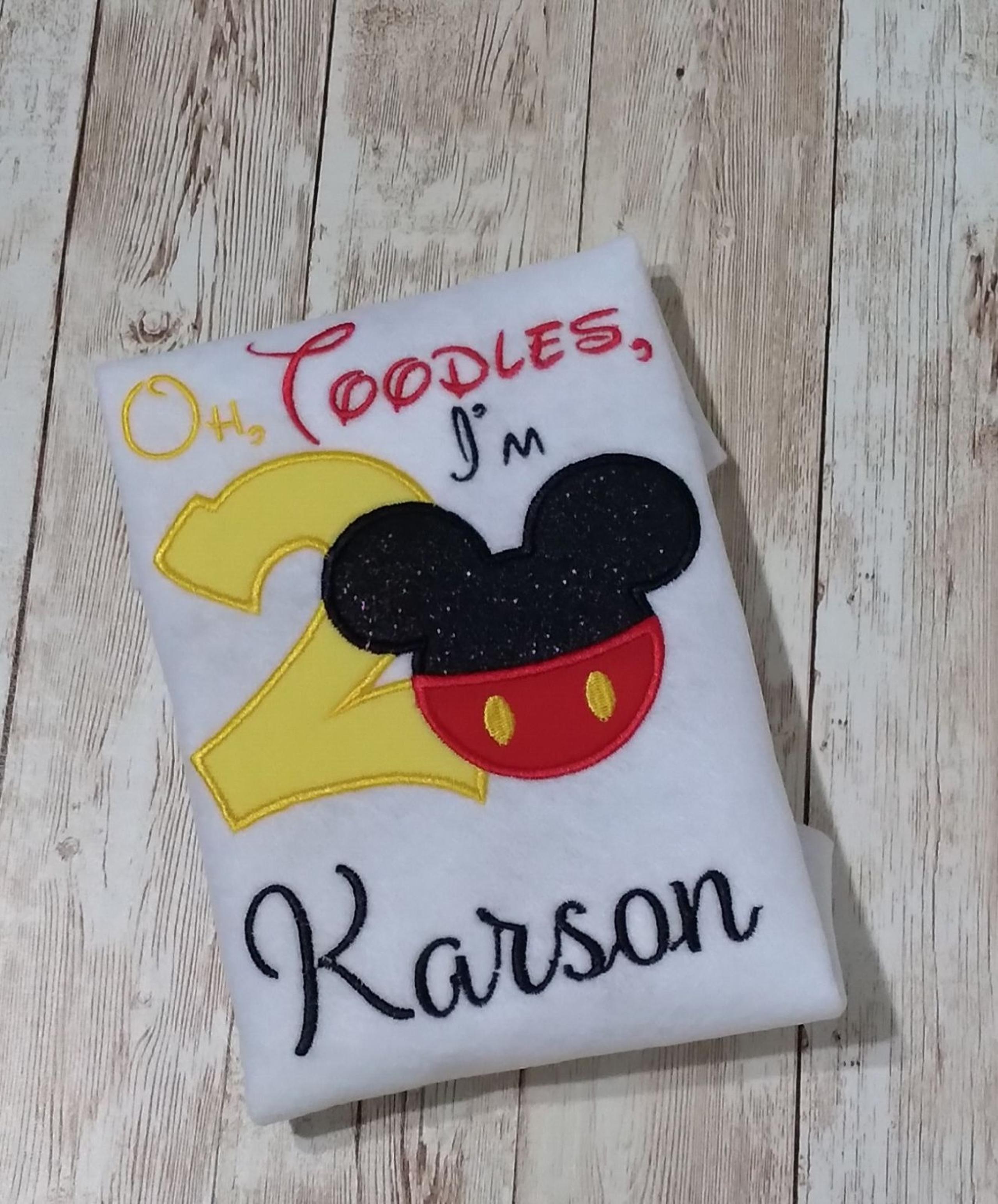 Toddler Toodles Birthday Shirt