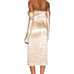 Majorelle Cecilia Midi Dress in Champagne Size Small