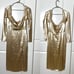 Majorelle Cecilia Midi Dress in Champagne Size Small