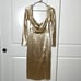 Majorelle Cecilia Midi Dress in Champagne Size Small