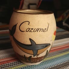 Handmade Mexican Cup. Bought in Cozumel