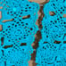Cervelle Knitted Crop Sweater Vest - Turquoise (Size 1X)