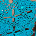 Cervelle Knitted Crop Sweater Vest - Turquoise (Size 1X)