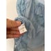Vintage baby blue embroidered bow sheer lace bodysuit size small