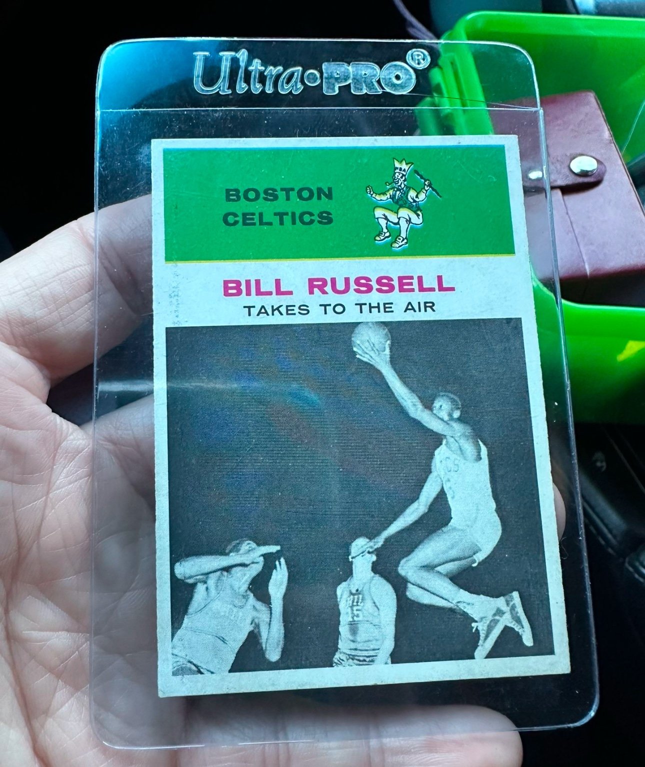 Bill Russell Celtics #62 Basketball Card