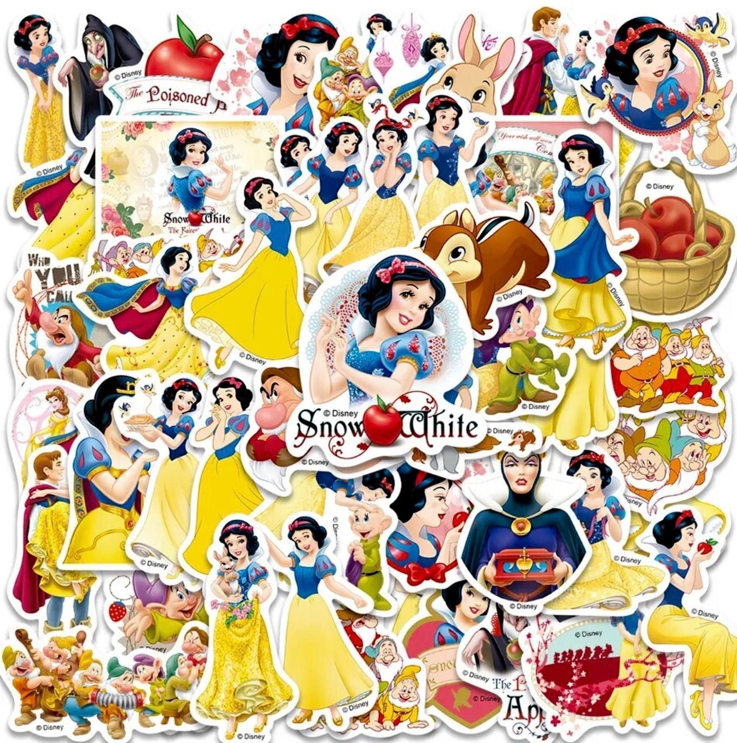 50 Pcs Disney’s Snow White Sticker Set