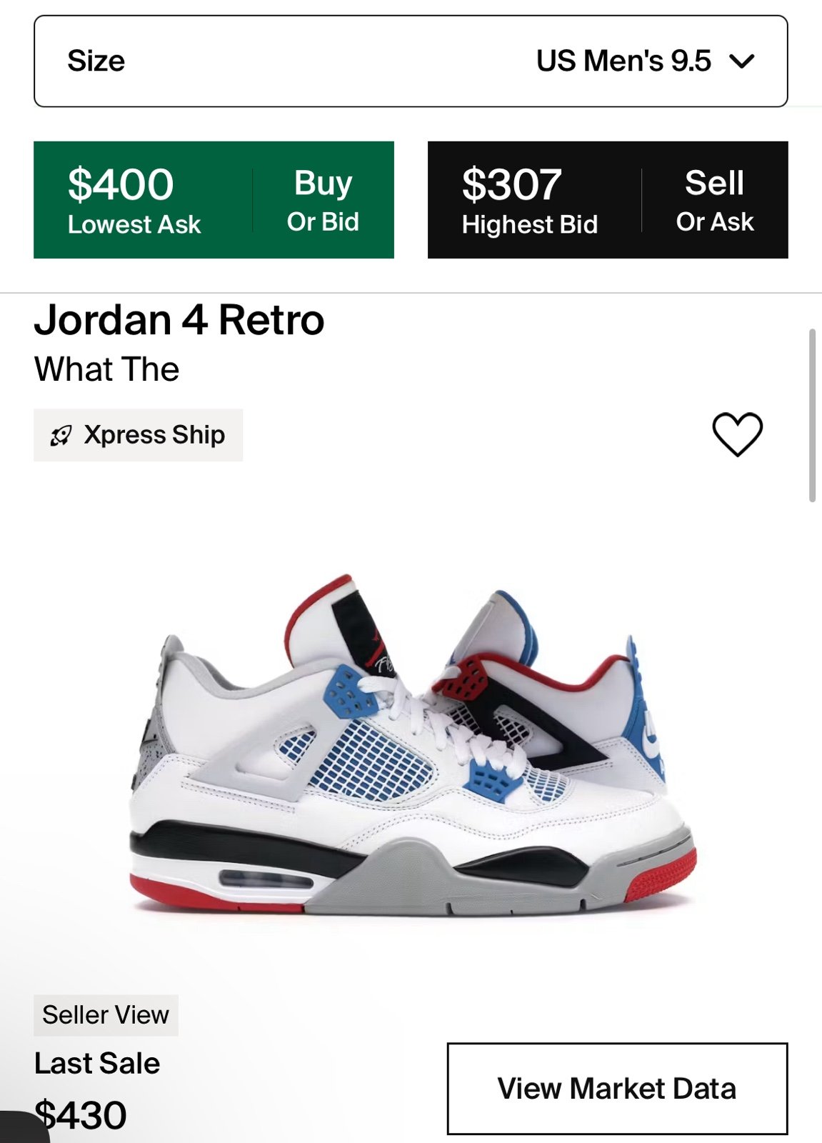 Jordan 4 retro what the