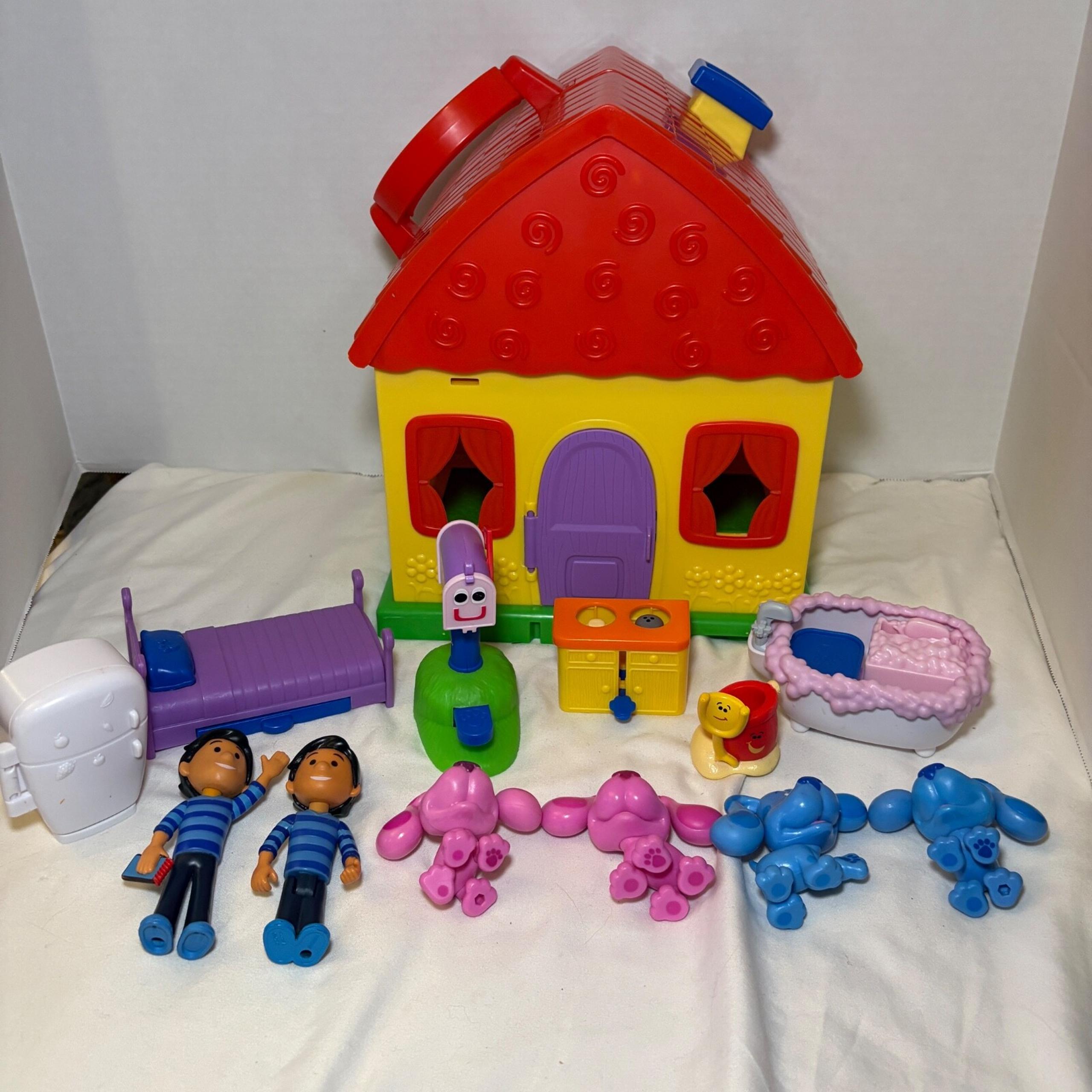 Nickelodeon Blues Clues and You Talking House 13 pc Lot w/Extras Figs 2020 WORKS