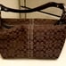 Coach clutch Brown