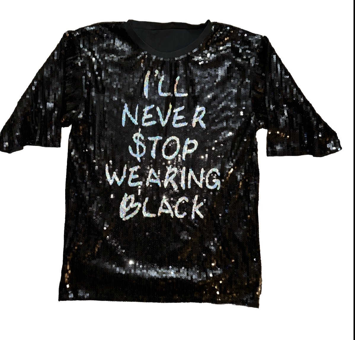 Black Sequin Dress Large Cocktail Party I’ll Never Stop Wearing Black Knee