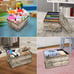 2 Pack Fabric Storage Bins with Lids