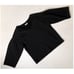 DRIES VAN NOTEN BLACK V-NECK SWEATSHIRT
