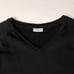 DRIES VAN NOTEN BLACK V-NECK SWEATSHIRT
