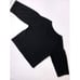 DRIES VAN NOTEN BLACK V-NECK SWEATSHIRT