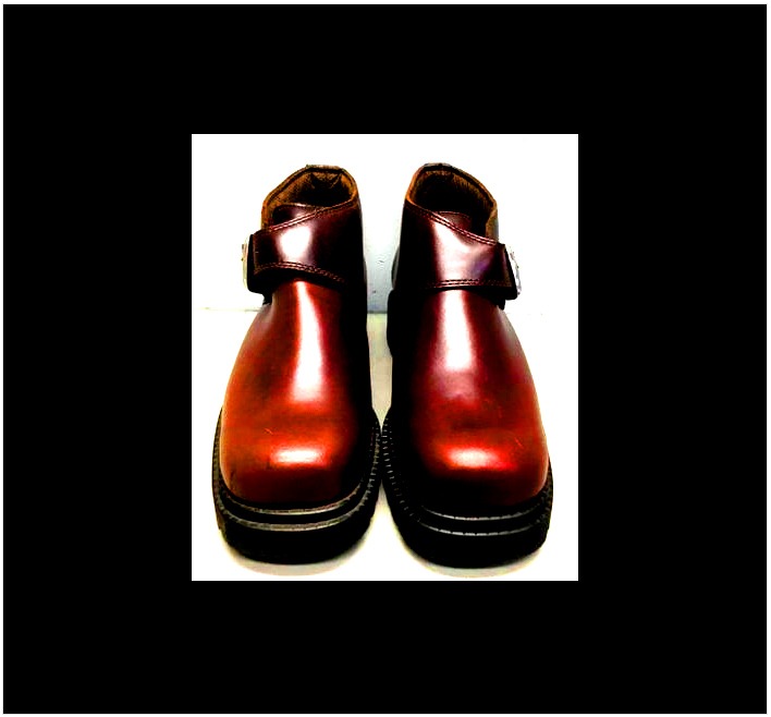 New Rare & Unique Fashionable Men's High Grade Genuine Leather Boots, 9.5