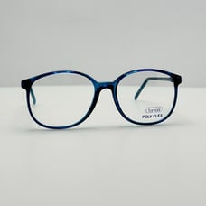 Charmant Eyeglasses Eye Glasses Frames 4757 Poly Flex BL Blue Japan 50-15-130