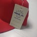 VTG 90S LA DODGERS SNAPBACK HAT MADE IN USA PRO MODEL ROXXI BRAND RED PLAIN LOGO