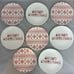 Threshold Appetizer Plates Merry Christmas Fairaisle Melamine 6 5/8 Set of 8