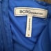 BCBGeneration Blue Square Neck Mesh Women Dress Size Large Summer Prom Date Club