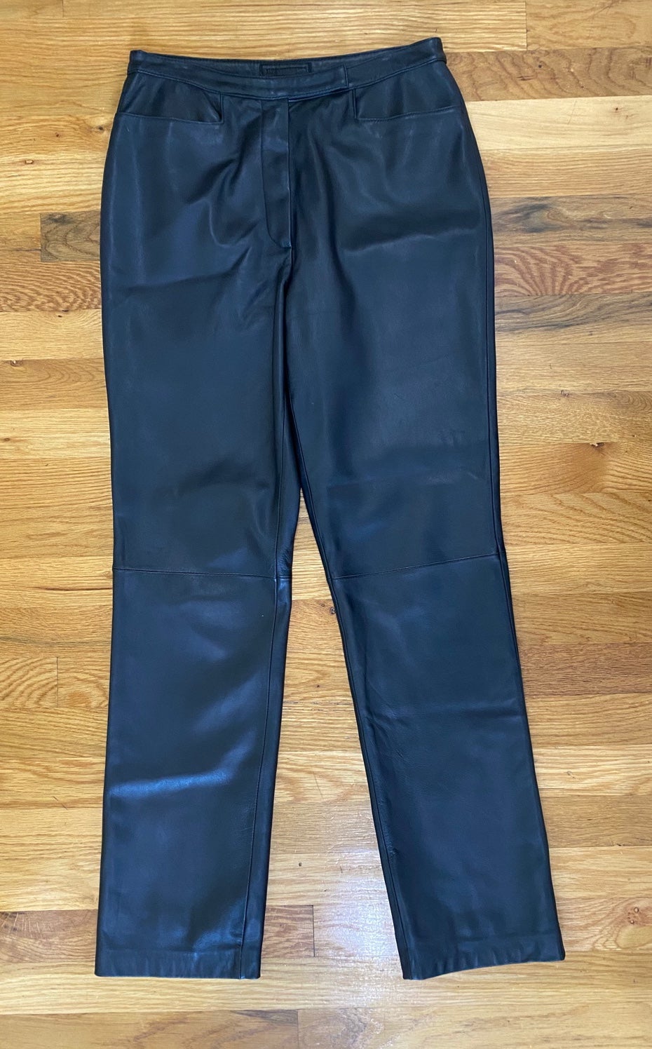 Investments Straight Leg Leather Pants