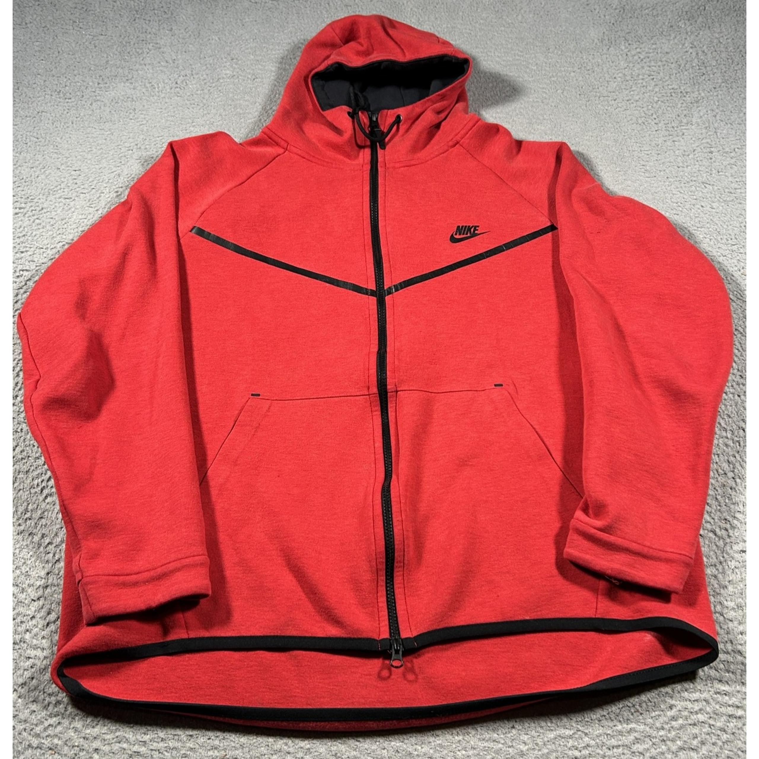 Nike Tech Fleece Hoodie Windrunner Men 2XL Full Zip Jacket Activewear 805144-654