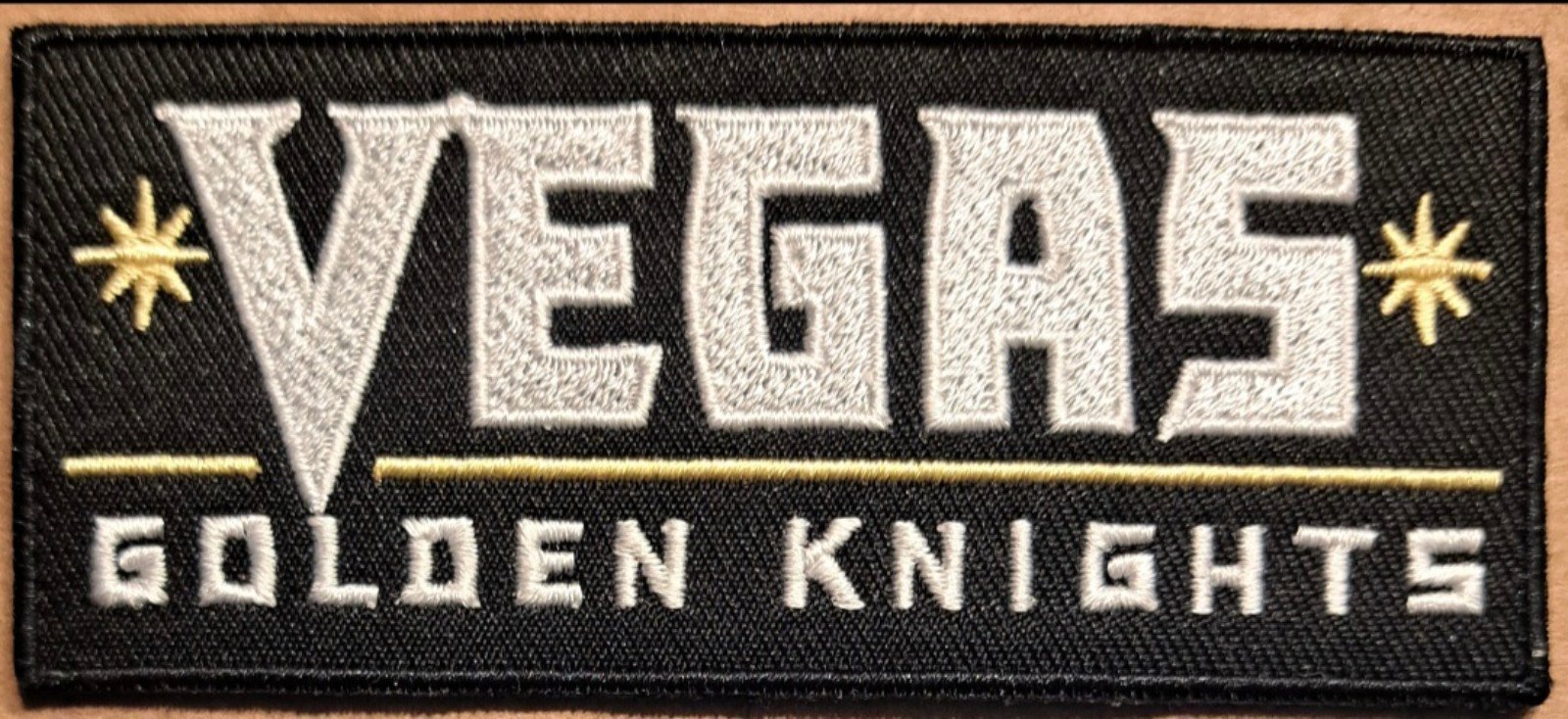 Vegas Golden Knights embroidered Iron on patch 6 ct.