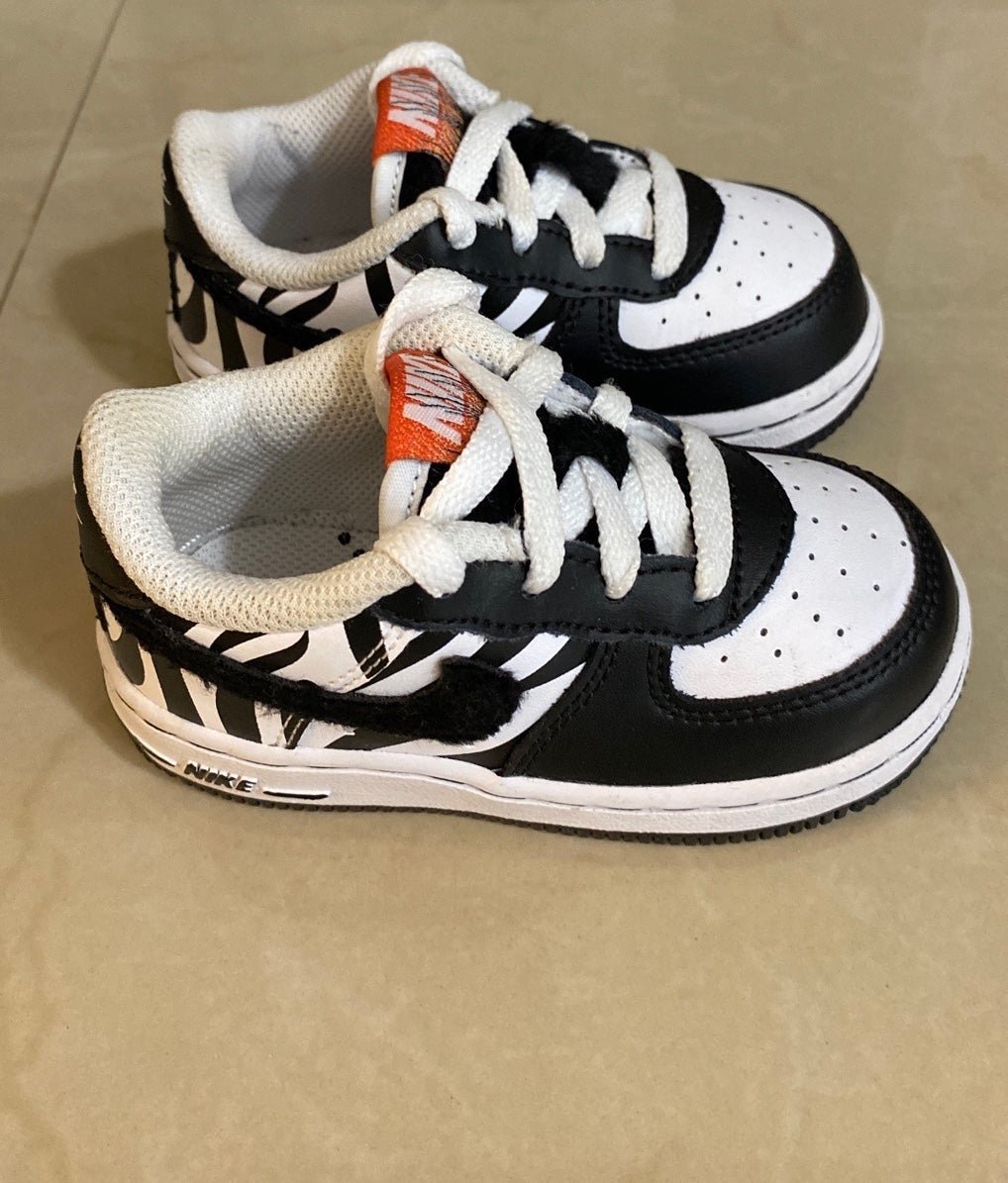 NIKE Air Force 1 Zebra (TD)