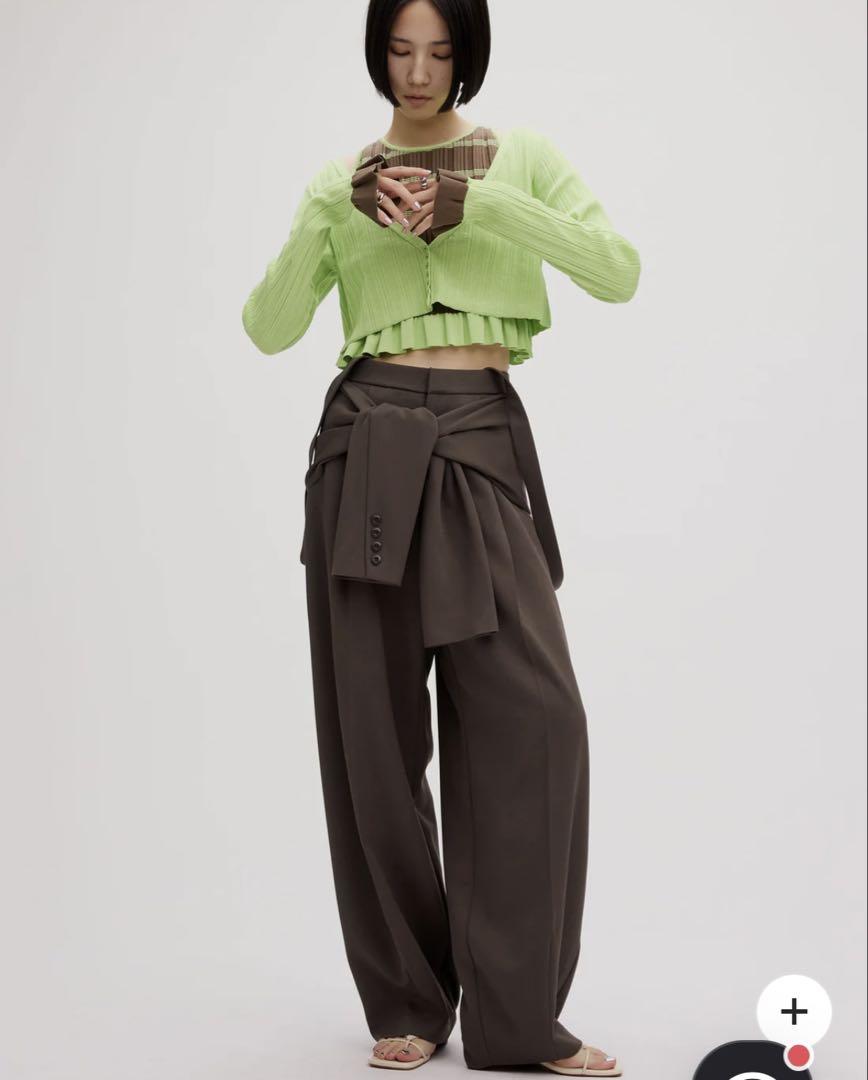 MEDI FAKE SLEEVE SUSPENDER PANTS