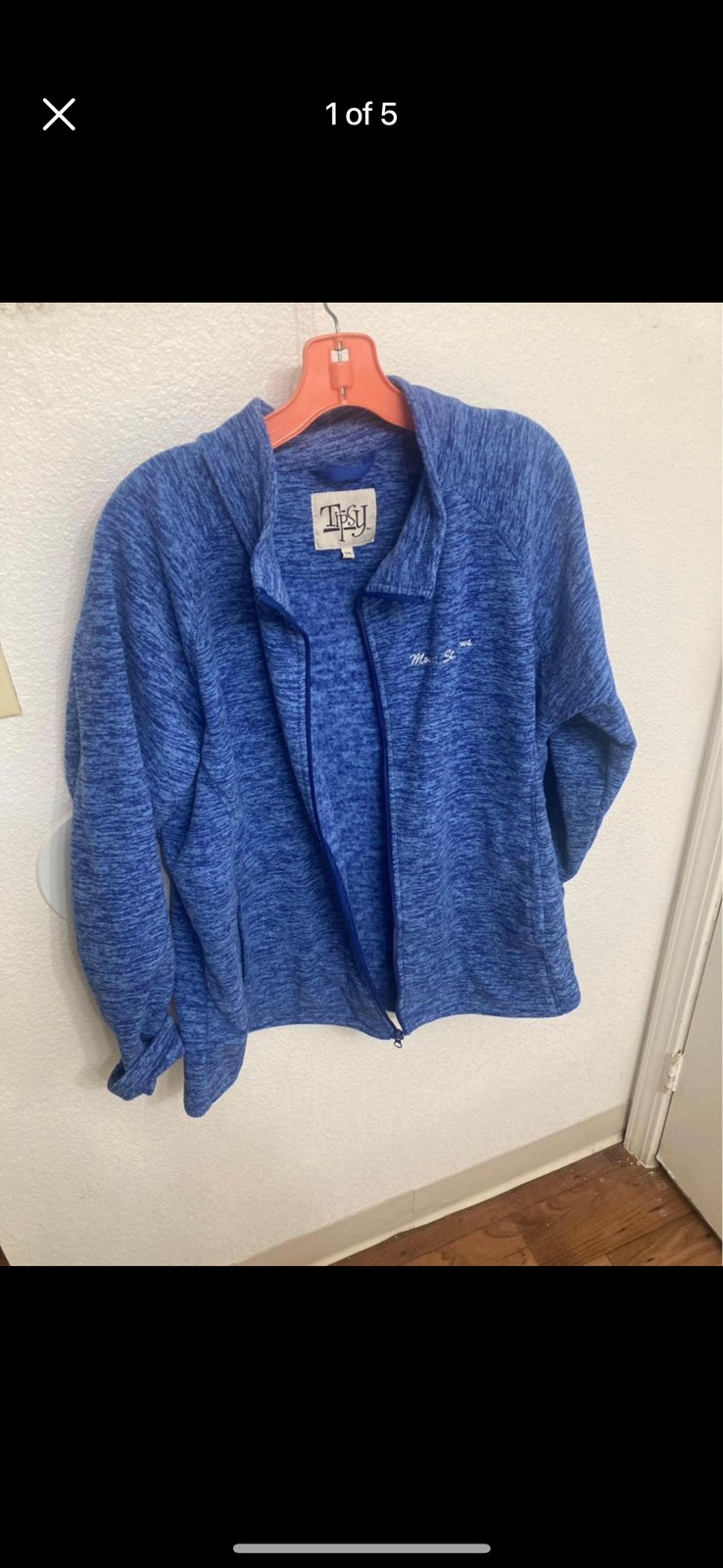 Tipsy Mountain St Helens Women Zip Shirt Size XXL