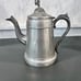 ANTIQUE 19th C. PEWTER COFFEE POT MFG. BY RUFUS DUNHAM