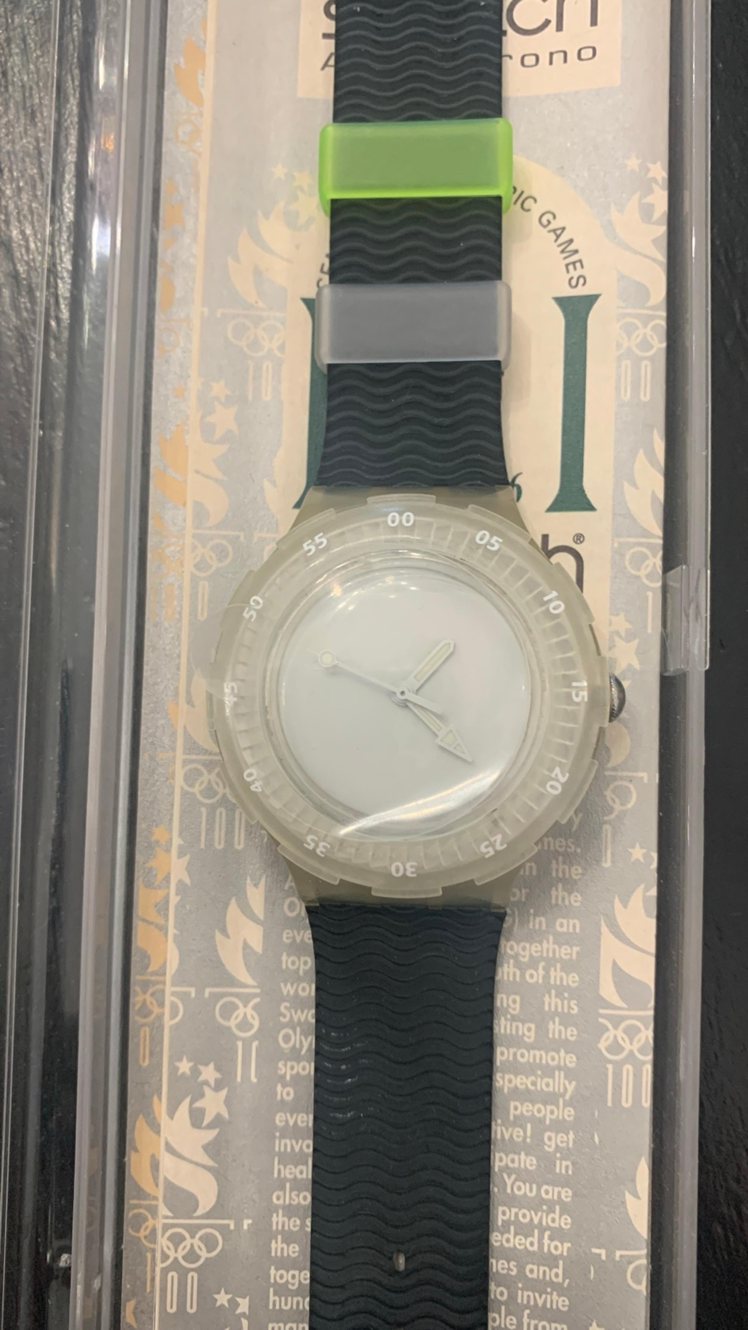 Vintage Swatch SDK129 "King Of Tides" Men's Watch - 1997 Working New Battery