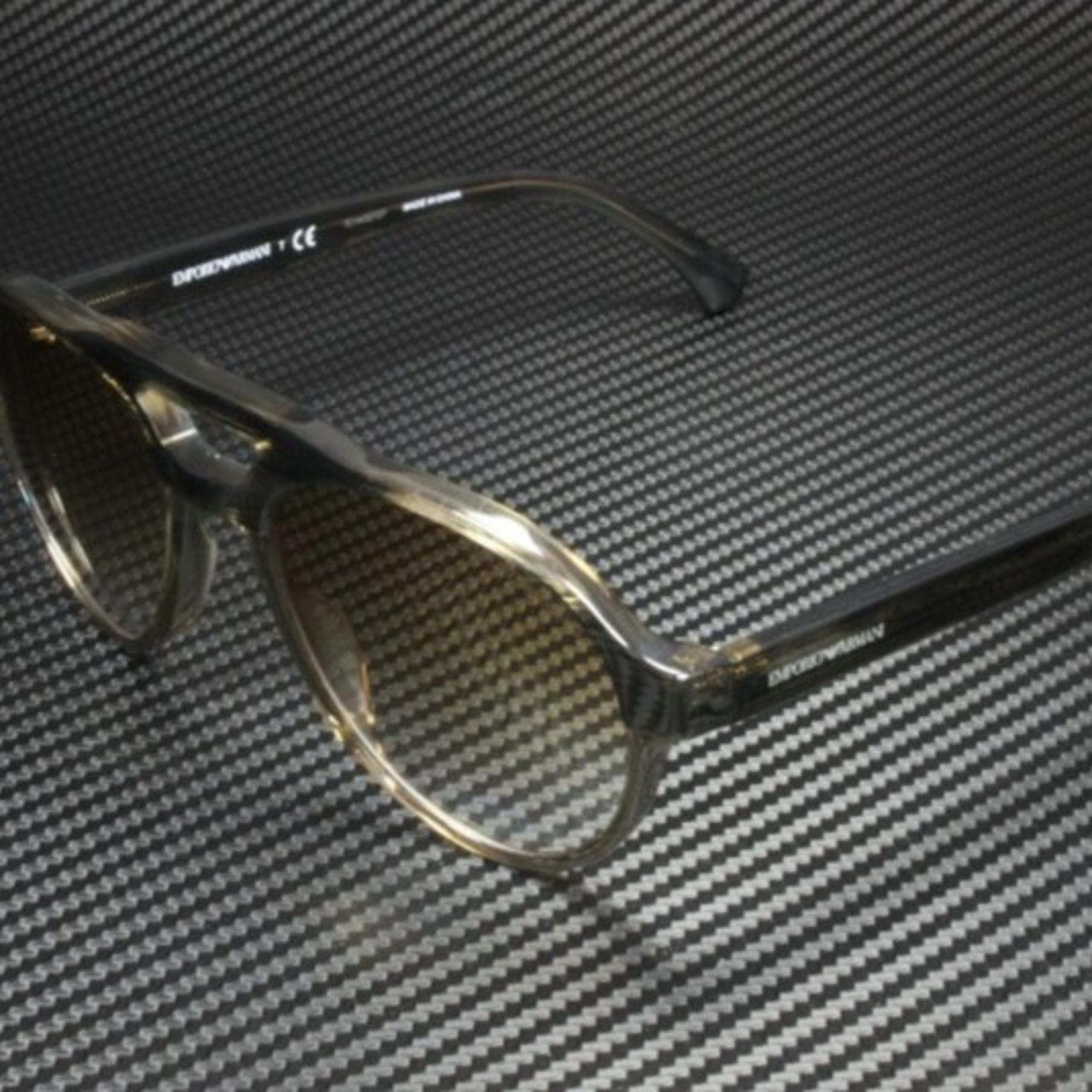 Emporio Armani Men's Striped Brown 54mm Sunglasses!