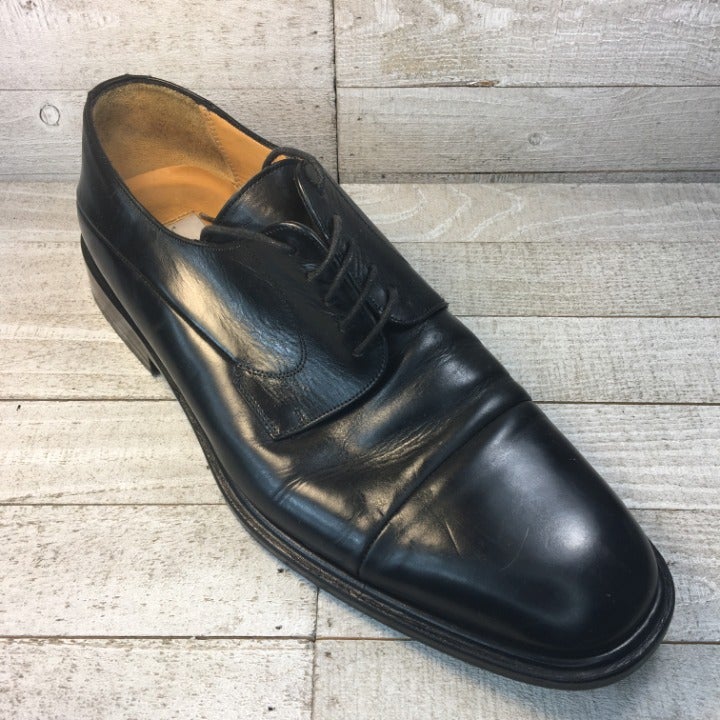 Mezlan Mens Piazza Black Leather Cap Toe