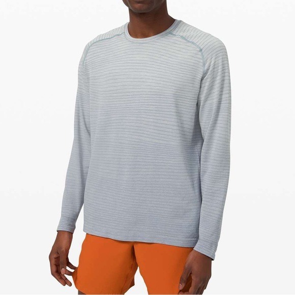 Lululemon | Men's Light Blue Metal Vent Tech Long Sleeve 2.0 Shirt Size XL
