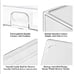 UNIKON 1 PC Refrigerator Organizer Bin, Fridge Organizer And Storage Clear 1 set