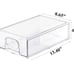 UNIKON 1 PC Refrigerator Organizer Bin, Fridge Organizer And Storage Clear 1 set