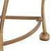 NEW Metal Half Moon Console Table with Ornate Scroll Legs, 41 x 19 x 33\