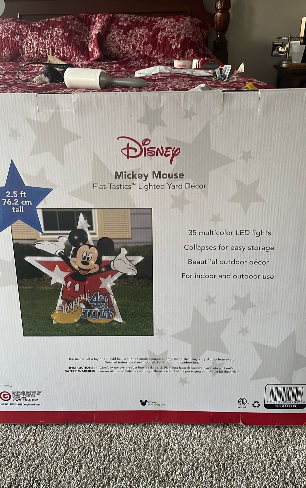 Disney Mickey Mouse Christmas Yard Art/Disney yard art/ Disney