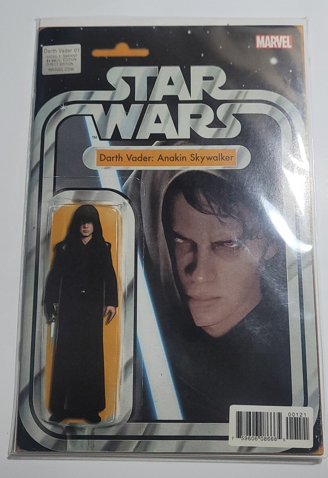 Star Wars Darth Vader #1 Action Figure Variant Series Two Marvel Comic 1st Print